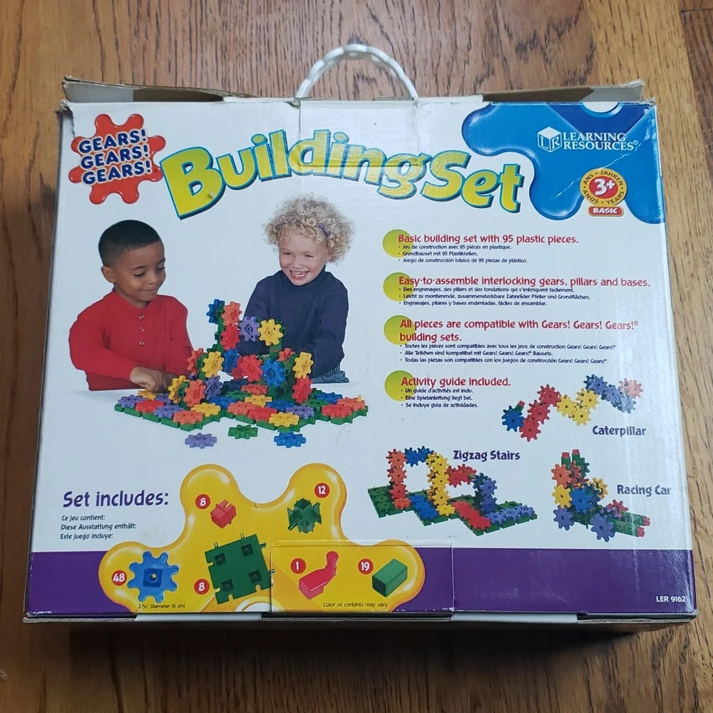 Vintage 90s Gears! Gears! Gears! Building Set